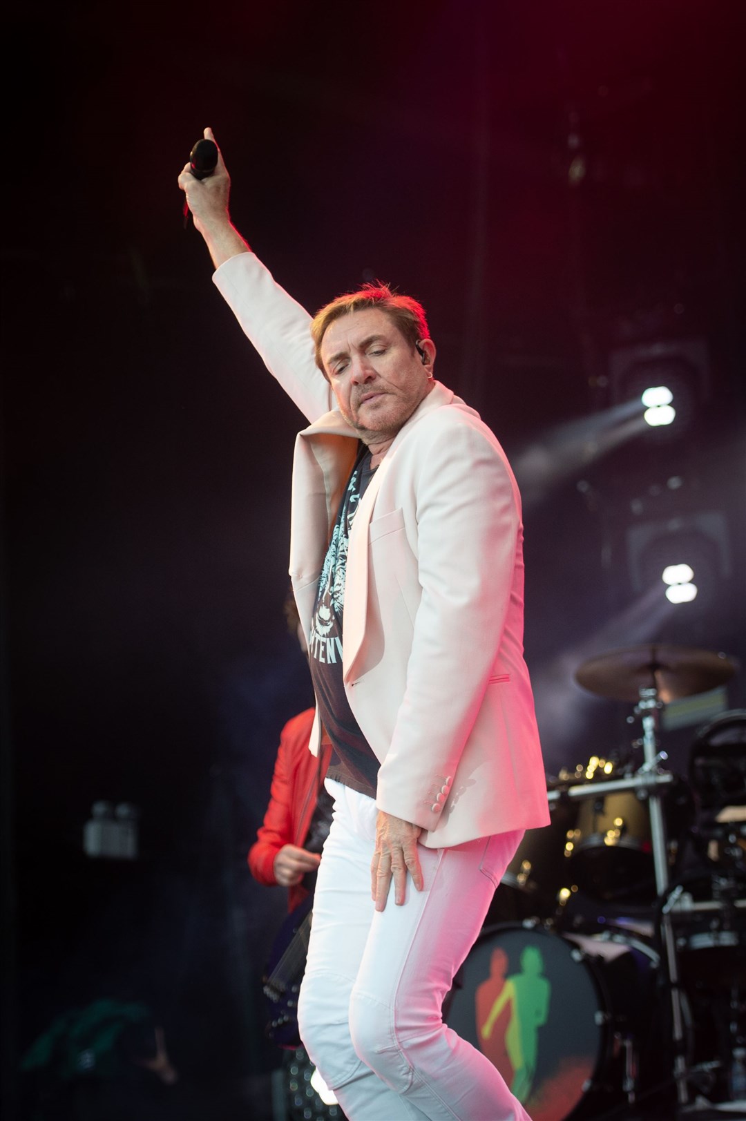 Duran Duran's Simon Le Bon. Picture: Callum Mackay