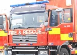 The fire service were called to the incident