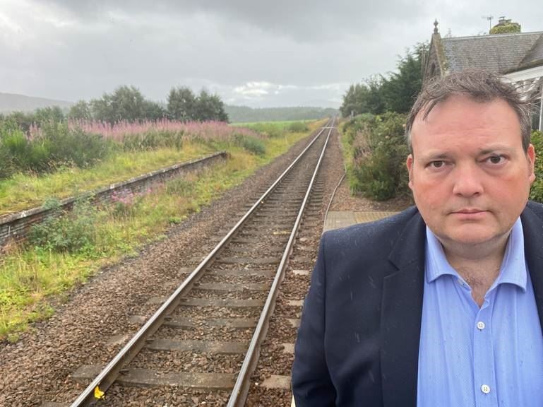 Jamie Halcro Johnston: government's handling of railways could mean more motorists or people 'not travelling at all'