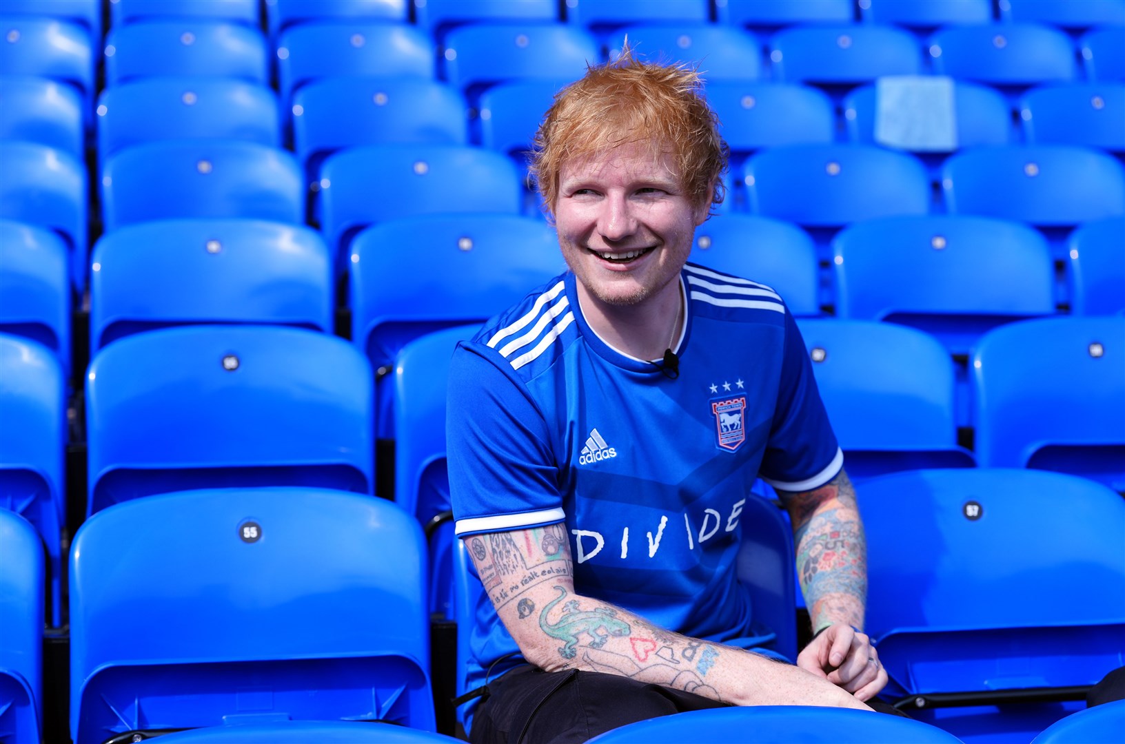 Ipswich fan and minority owner Ed Sheeran saw his side relegated from the Premier League to the Championship on Saturday (Bradley Collyer/PA)