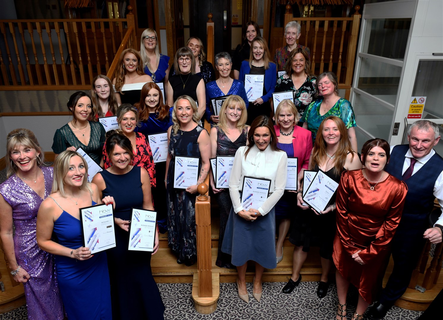 All the prize-winners at last year's Highland Business Women awards. Picture: James Mackenzie
