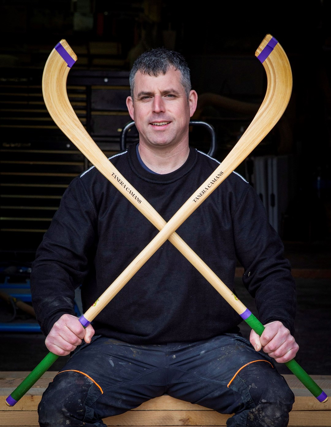 Alan MacPherson began crafting shinty sticks in 2007 as a hobby.