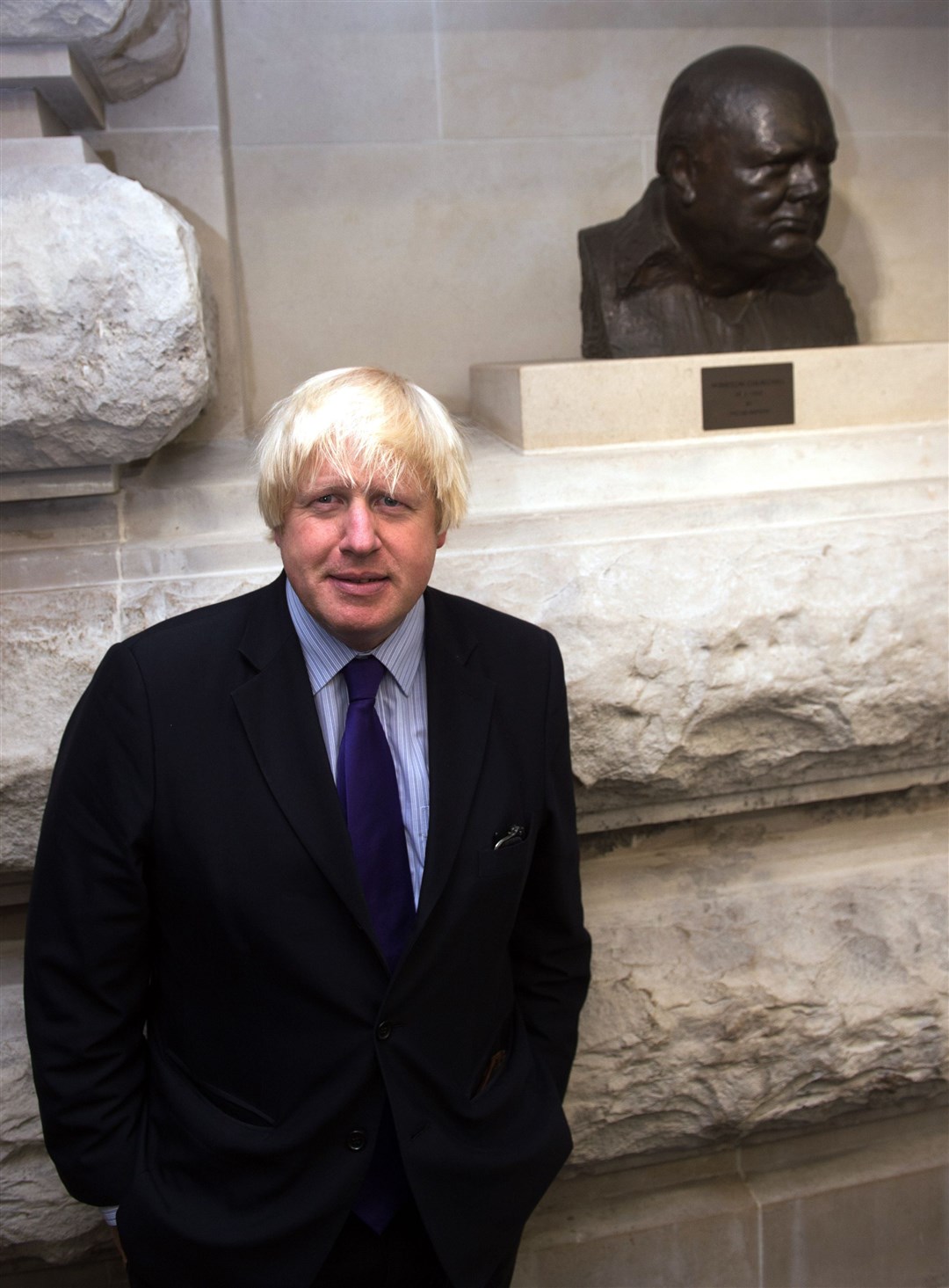 Boris Johnson at the Churchill War Rooms in London in 2013 (Stefan Rousseau/PA)