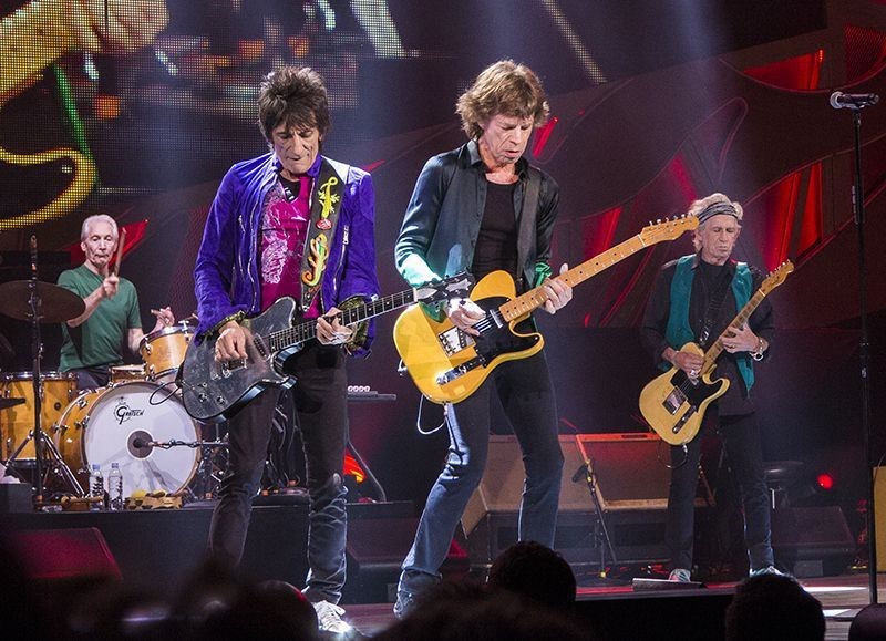 Legends of rock... The Rolling Stones playing in Milwaukee in 2015. Picture: Jim Pietryga/Wiki Commons.