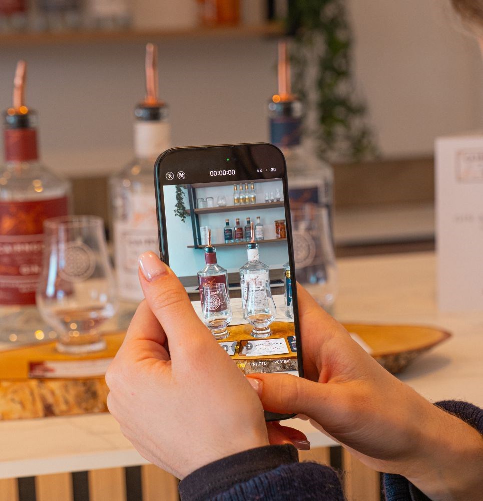 There is a chance to try the company's award-winning artisan gin.