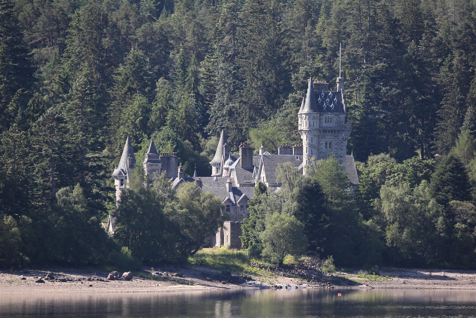 Ardverikie Estate on the shores of Loch Laggan.