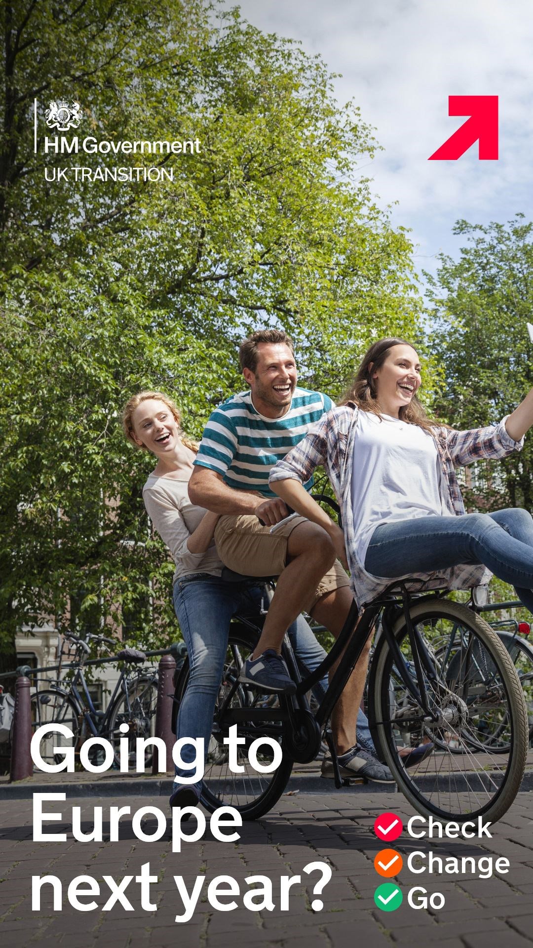One of the adverts being used in the public information campaign (Foreign, Commonwealth & Development Office/PA)