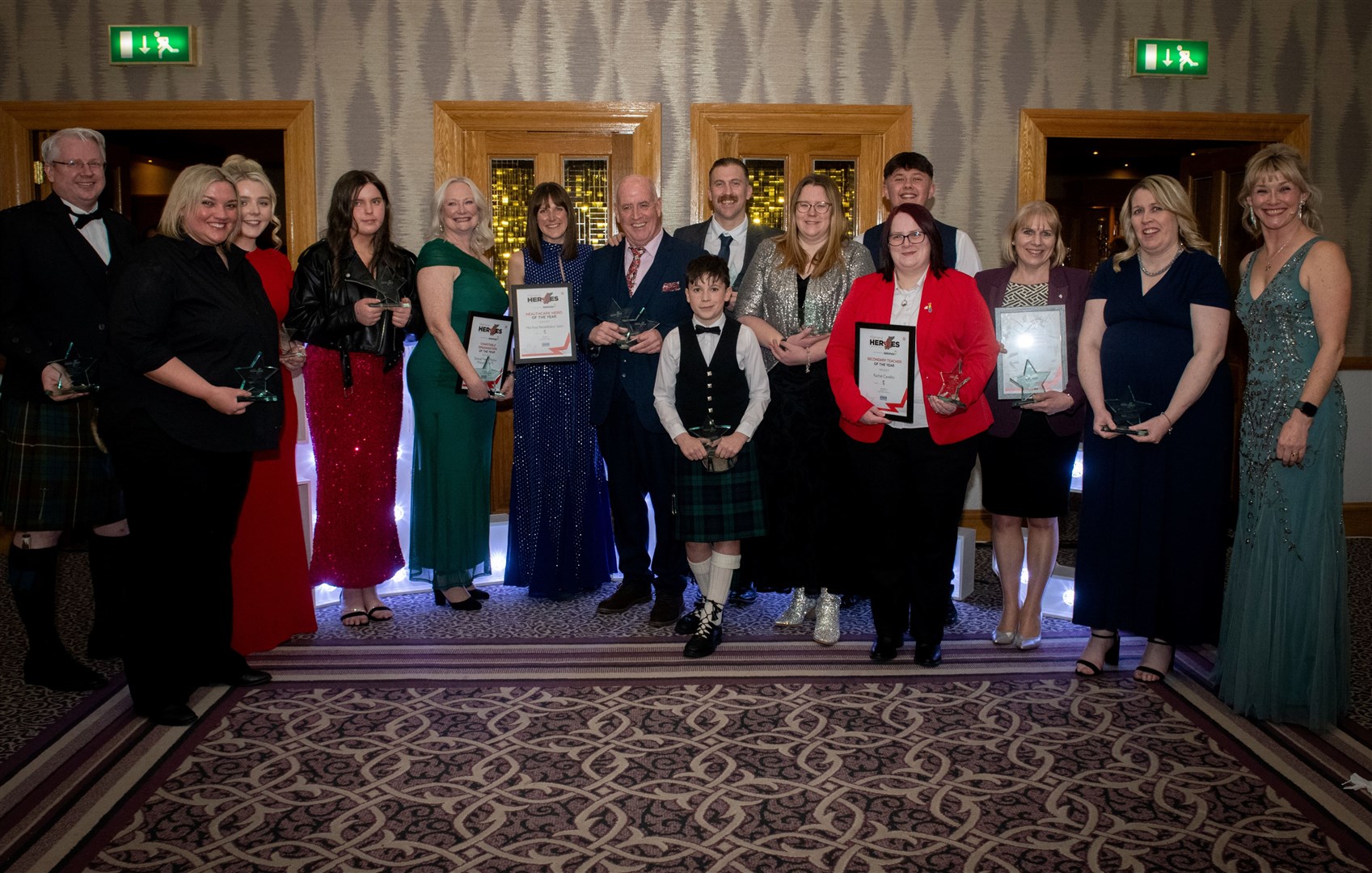 Highland Heroes winners. Picture: Callum Mackay