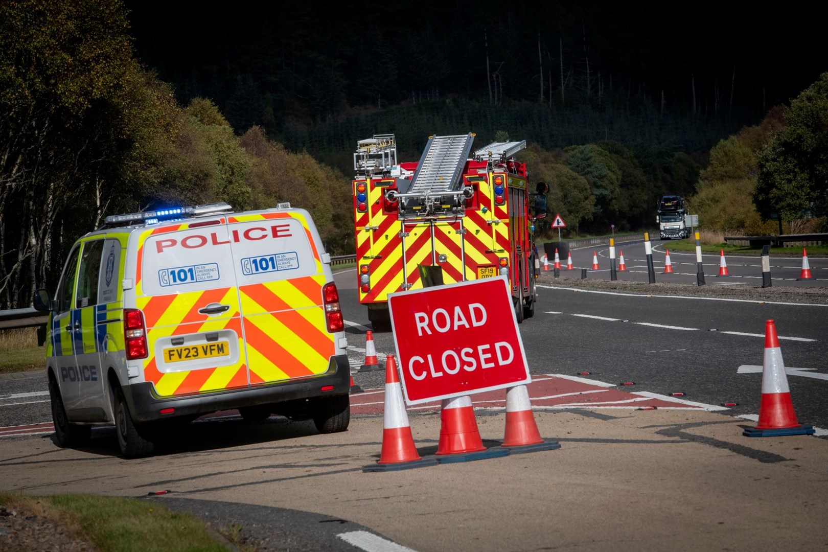 The tragedy forced the closure of the B851 road between the A9 and Fort Augustus for 30 hours.