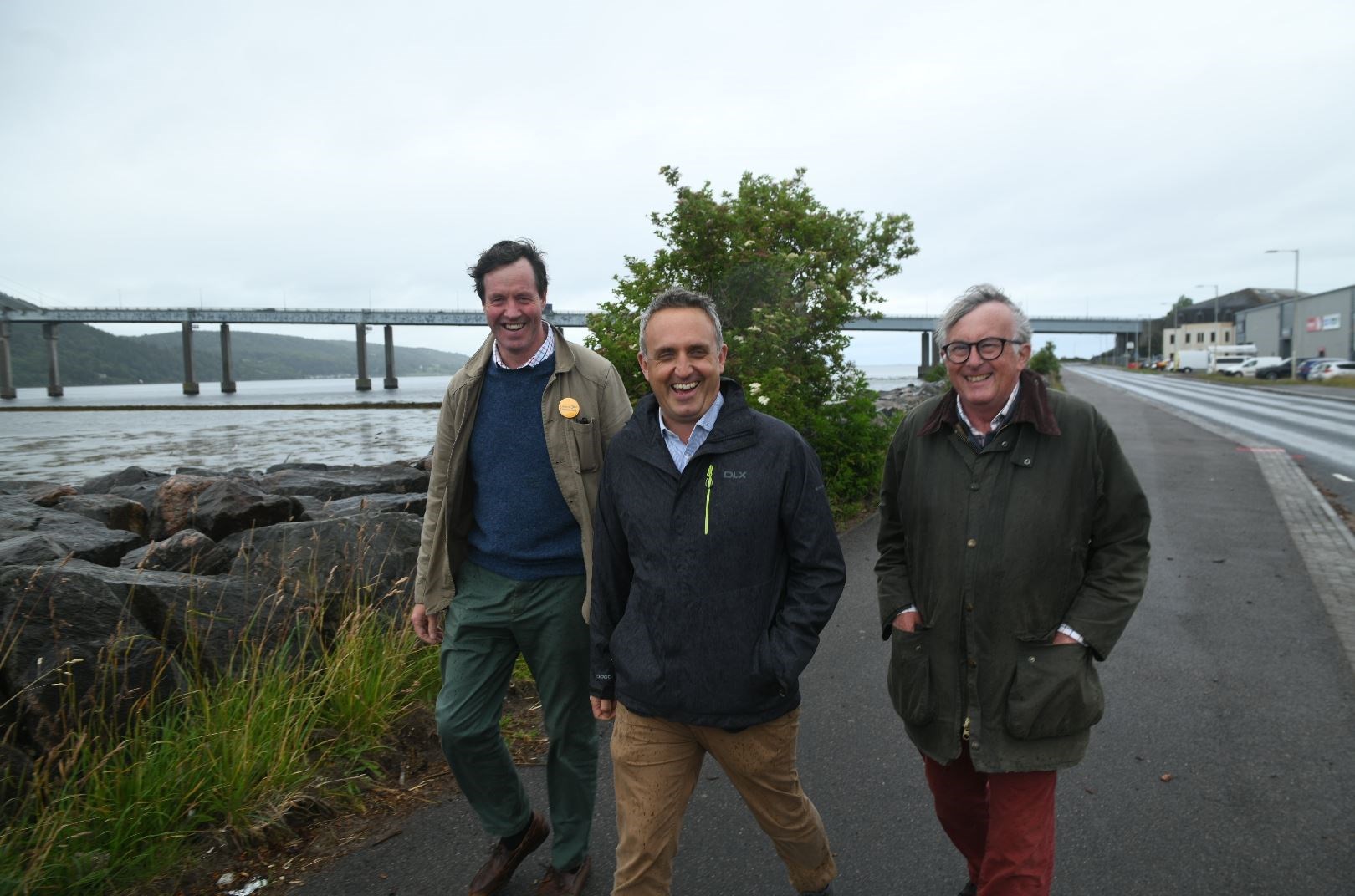 MP Angus Macdonald, MSP Alex Cole-Hamilton and MP Jamie Stone. The Scottish leader says ‘the Lib Dems are coming’.