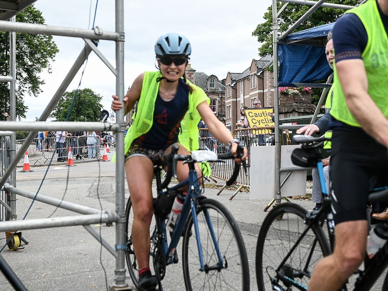 Catriona Graves wins Highland Cross 2024. Picture: James Mackenzie