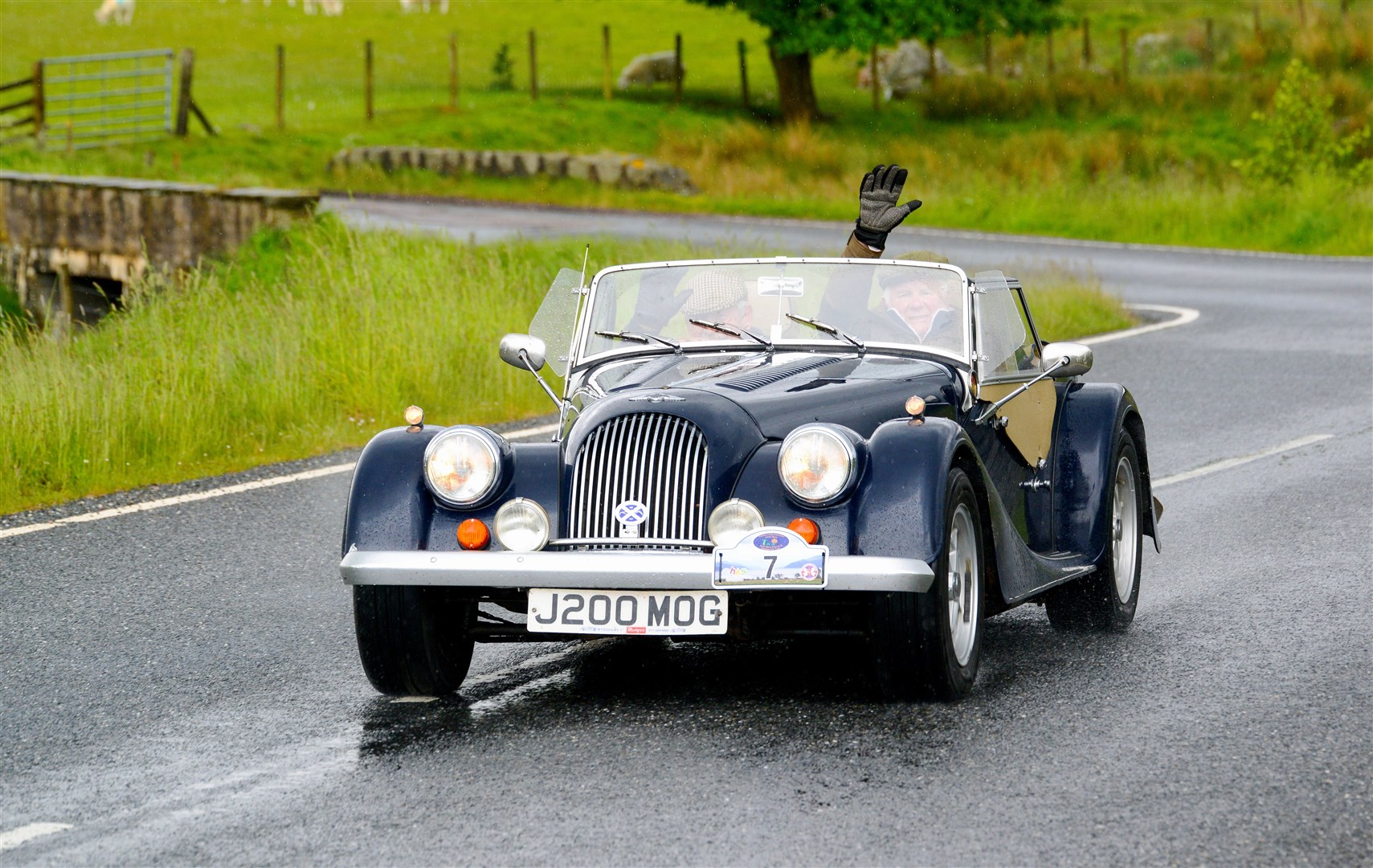 Patrick Walsh & Gordon Leitch (Inverness) / 1992 Morgan Plus 8 at Strathnairn. Picture: Richard Cliff