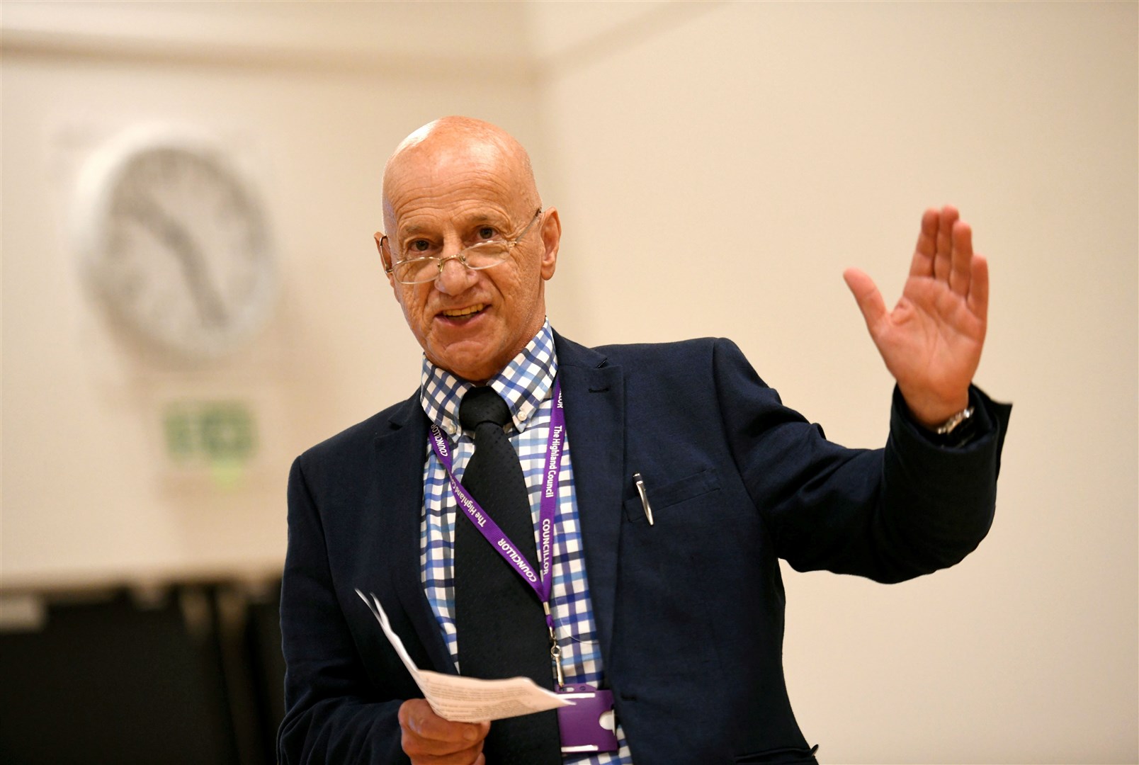 Education Committee Chair, Cllr John Finlayson. Picture: Callum Mackay..