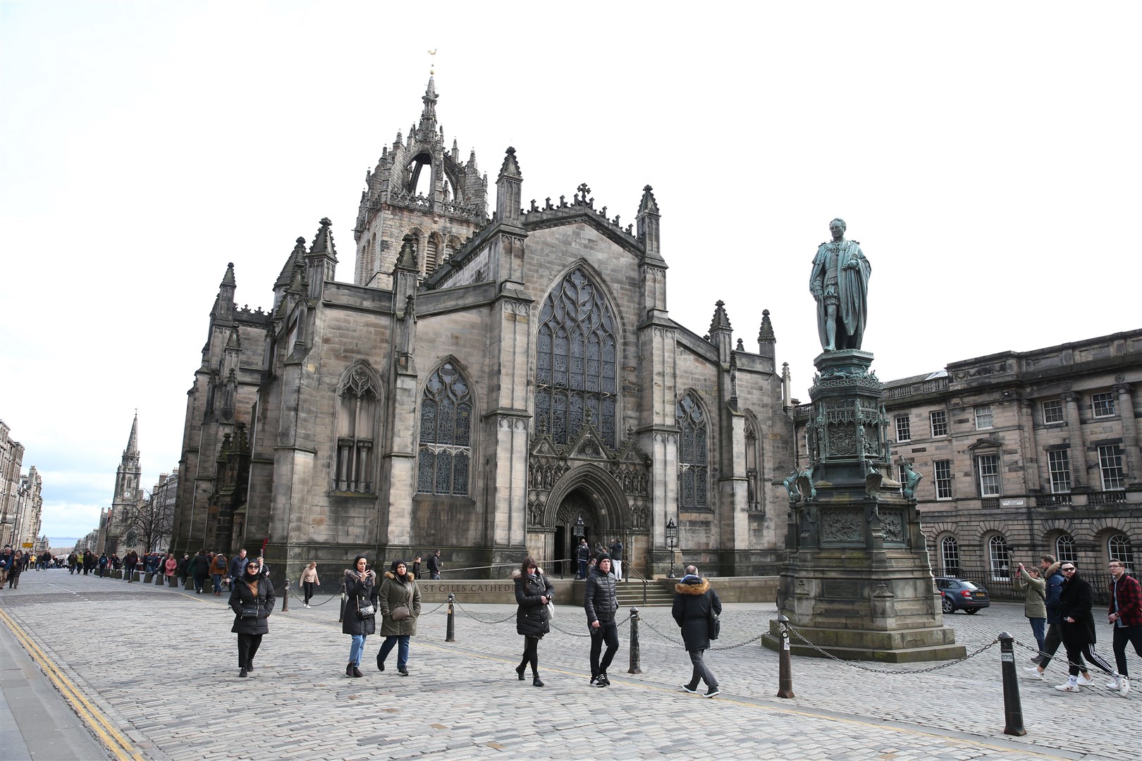 The Queen is expected to lie in state at St Giles cathedral in Edinburgh (Andrew Milligan/PA)
