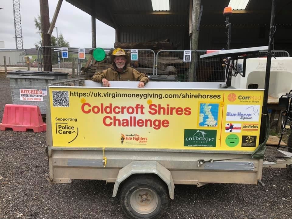 Parked up for a short break in the Badenoch capital
