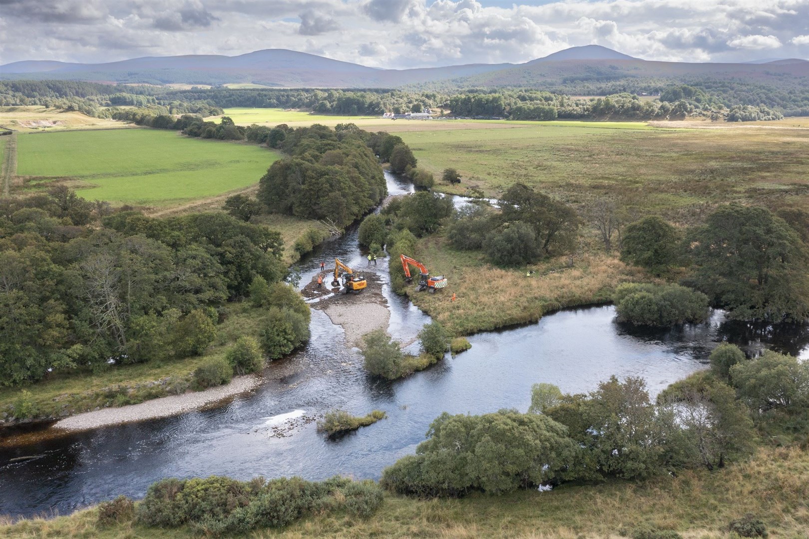 Digging in at Insh Marshes