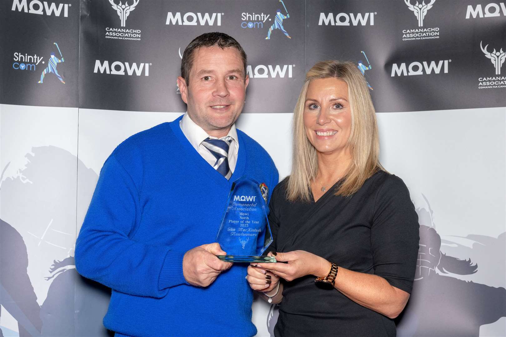 The Mowi Player of the Year for the North Area Leagues was Newtonmore second’s sharp-shooter Glen Mackintosh.
