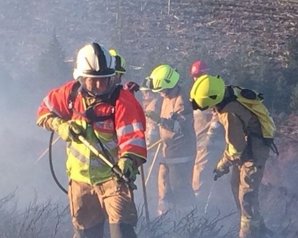 Firefighters have had to deal with several wildfires in the past week in the Highlands.