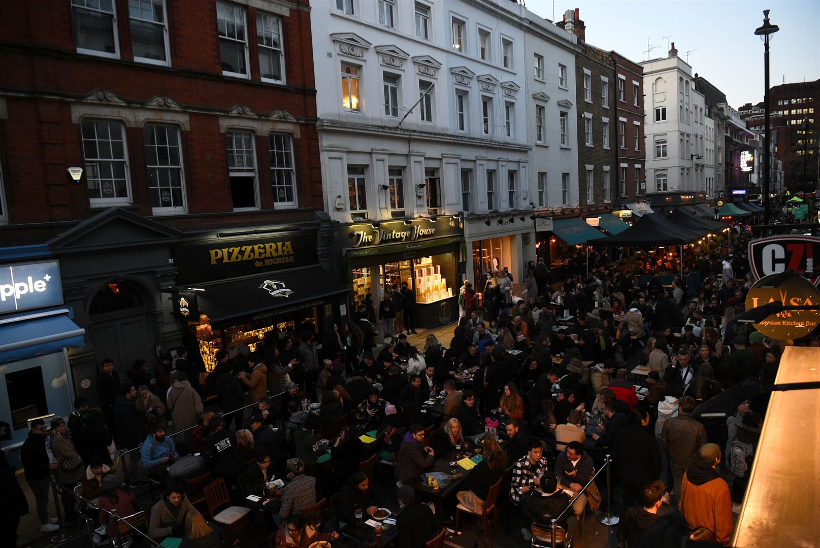 The easing of restrictions is expected to create more jobs in the hospitality sector, a survey has found (Kirsty O’Connor / PA)