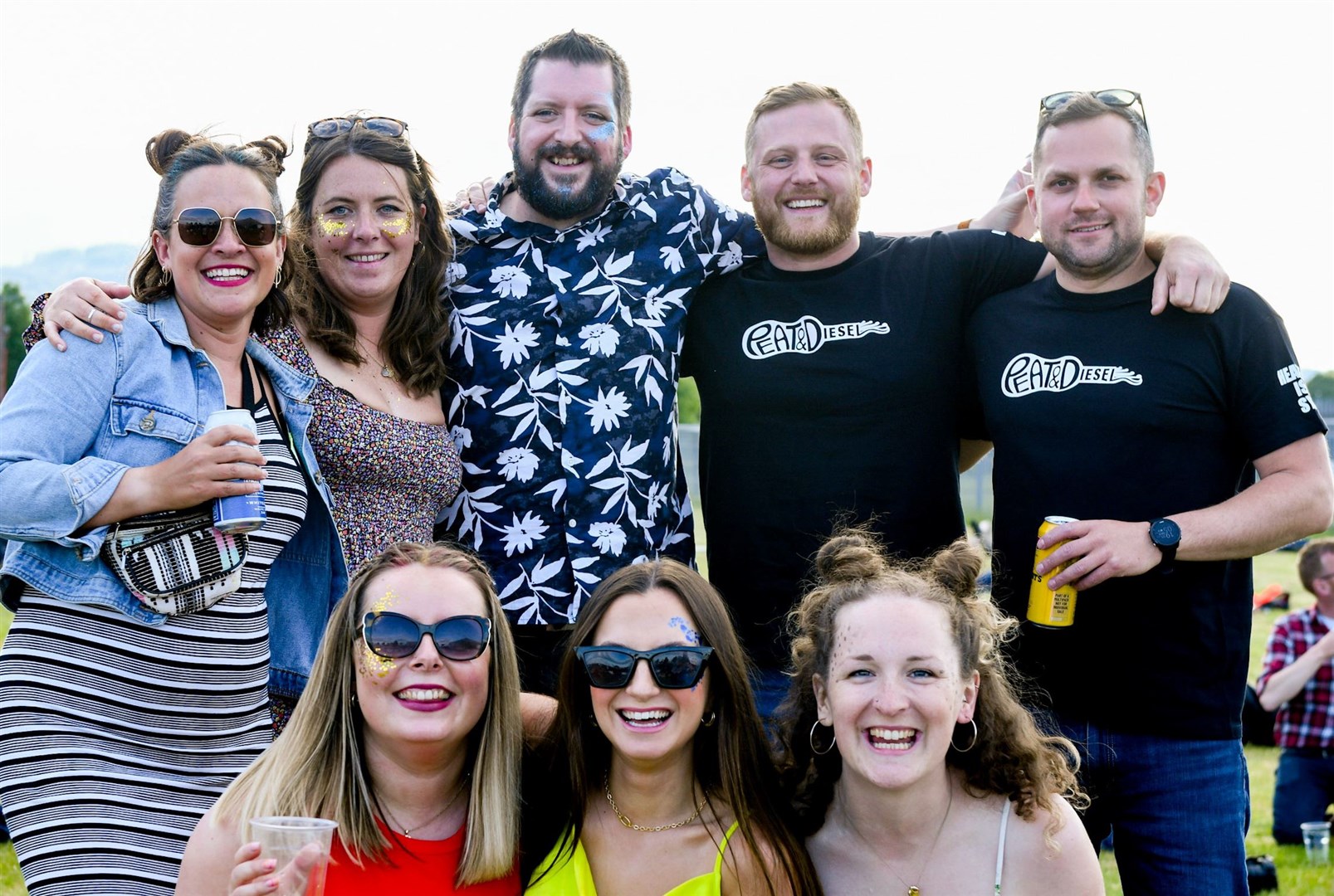 Fans from Inverness, the Isle of Coll and Belfast. Picture: James Mackenzie.