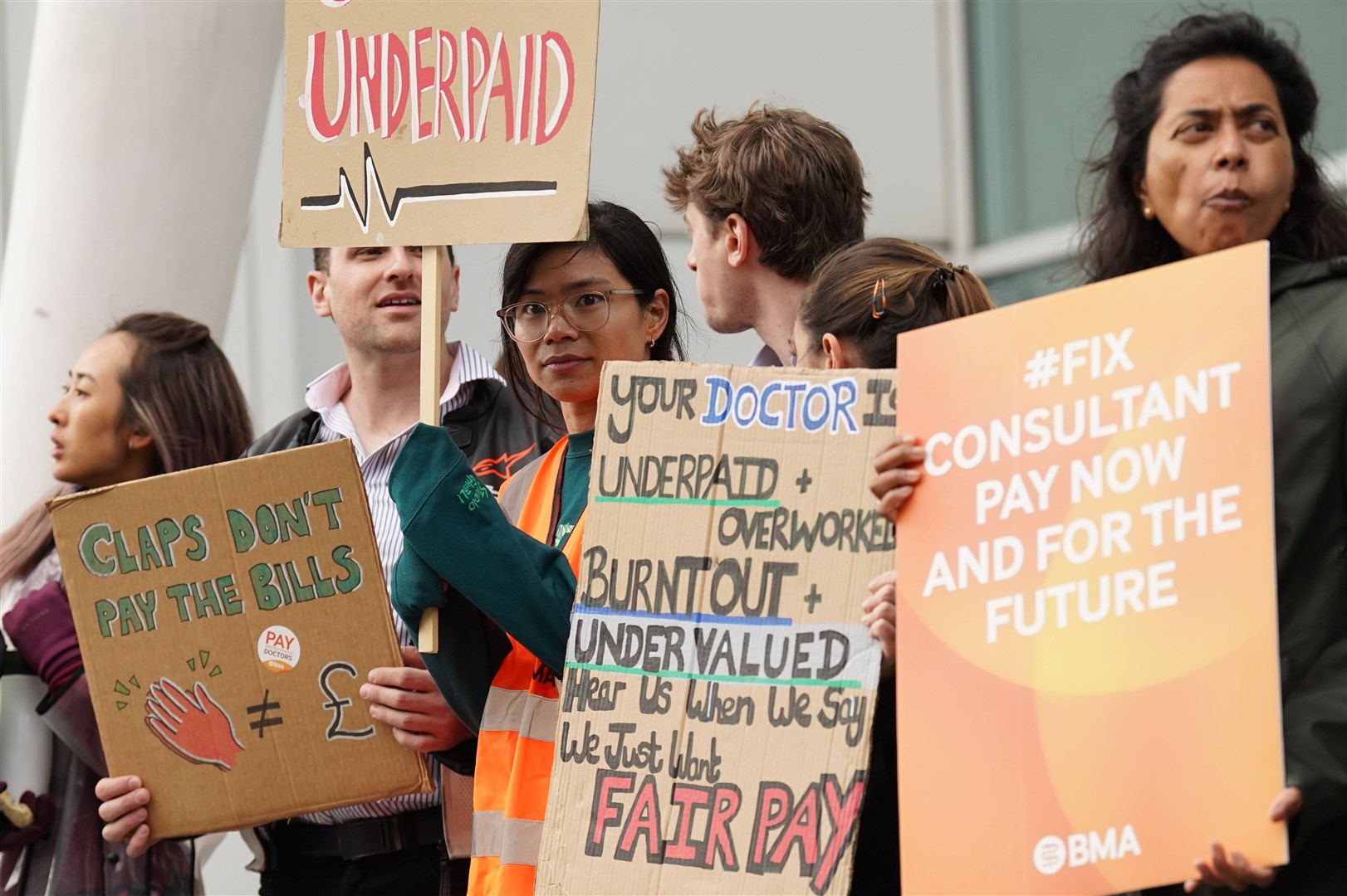 The junior doctors’ strike is still to be resolved (Stefan Rousseau/PA)