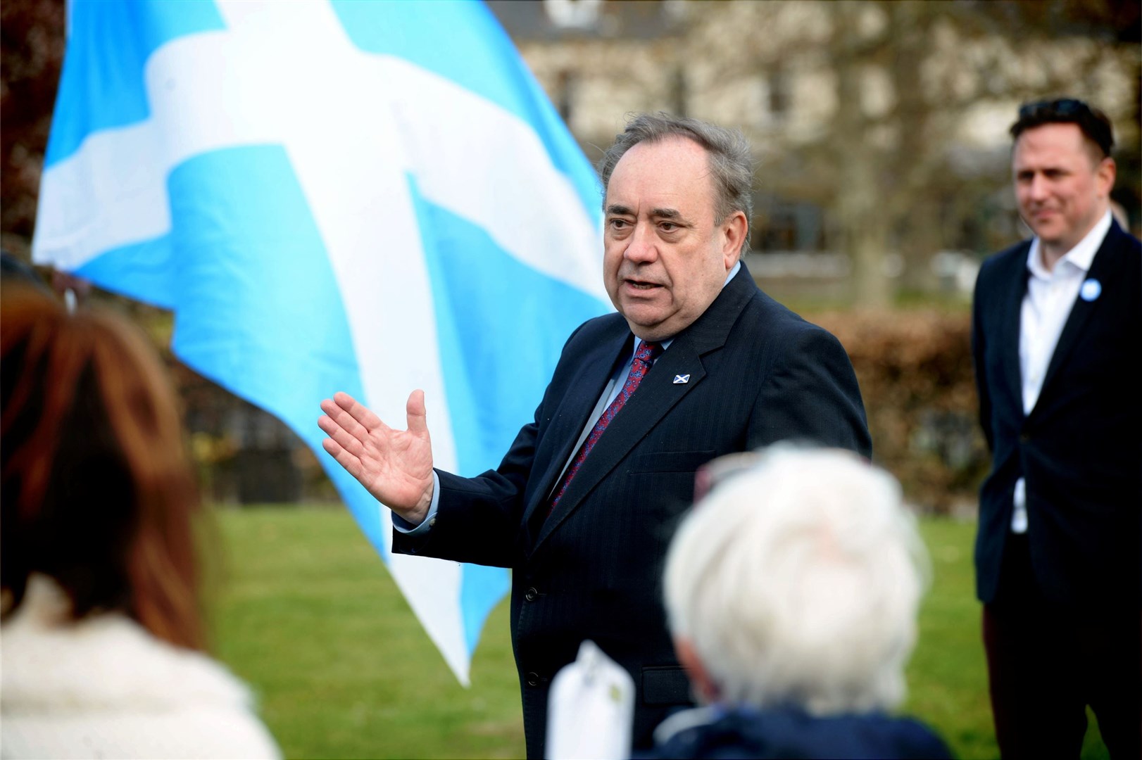 Alex Salmond launches Alba's Highlands and Islands campaign on a visit to the region. Picture: James Mackenzie.