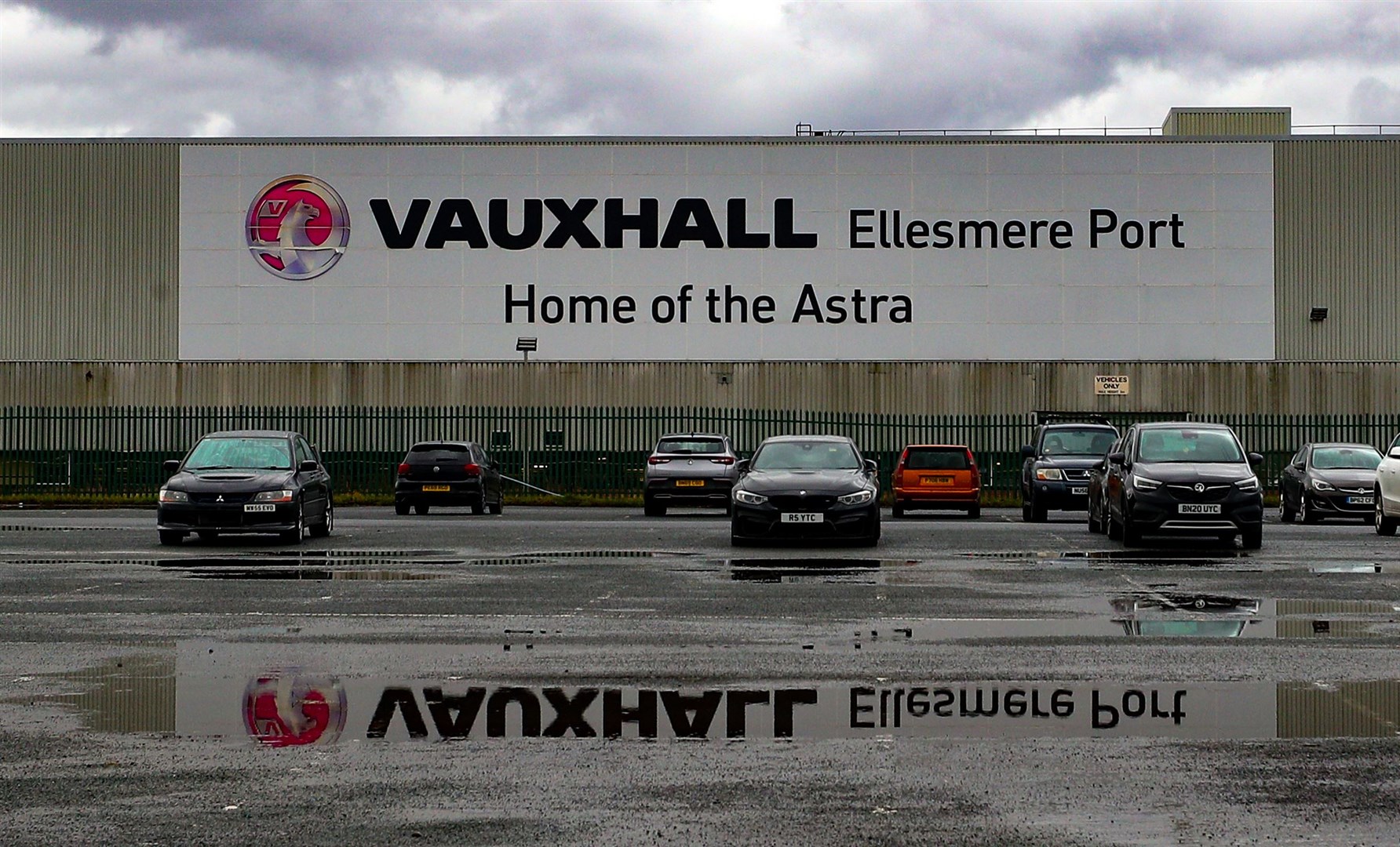 Workers at the Ellesmere Port plant are awaiting news on their future (Peter Byrne/PA)