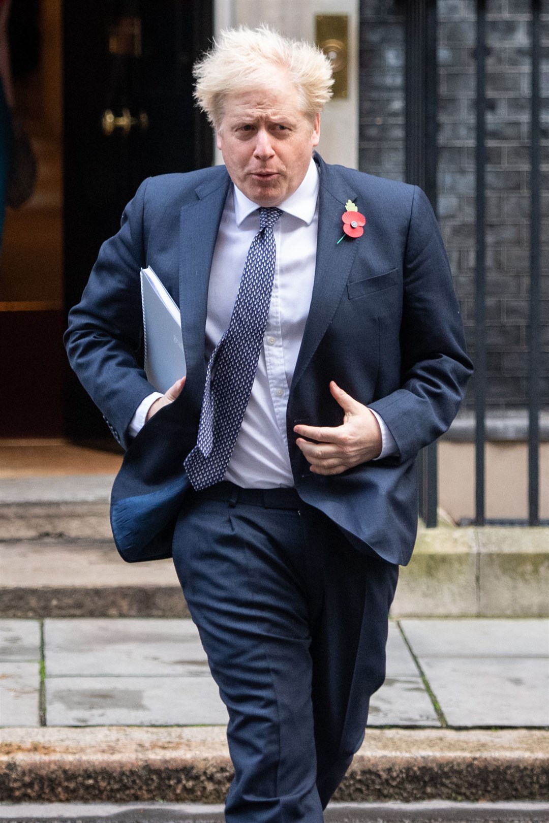 Prime Minister Boris Johnson’s ‘jolly careful’ speech has inspired Christmas card designs across the country (Dominic Lipinski/PA)