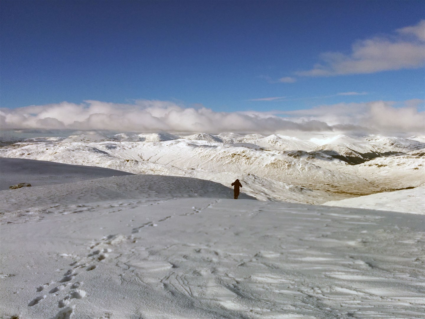 Now is the time to ThinkWINTER on hills like Ben Vane. Picture: Helen Gestwicki