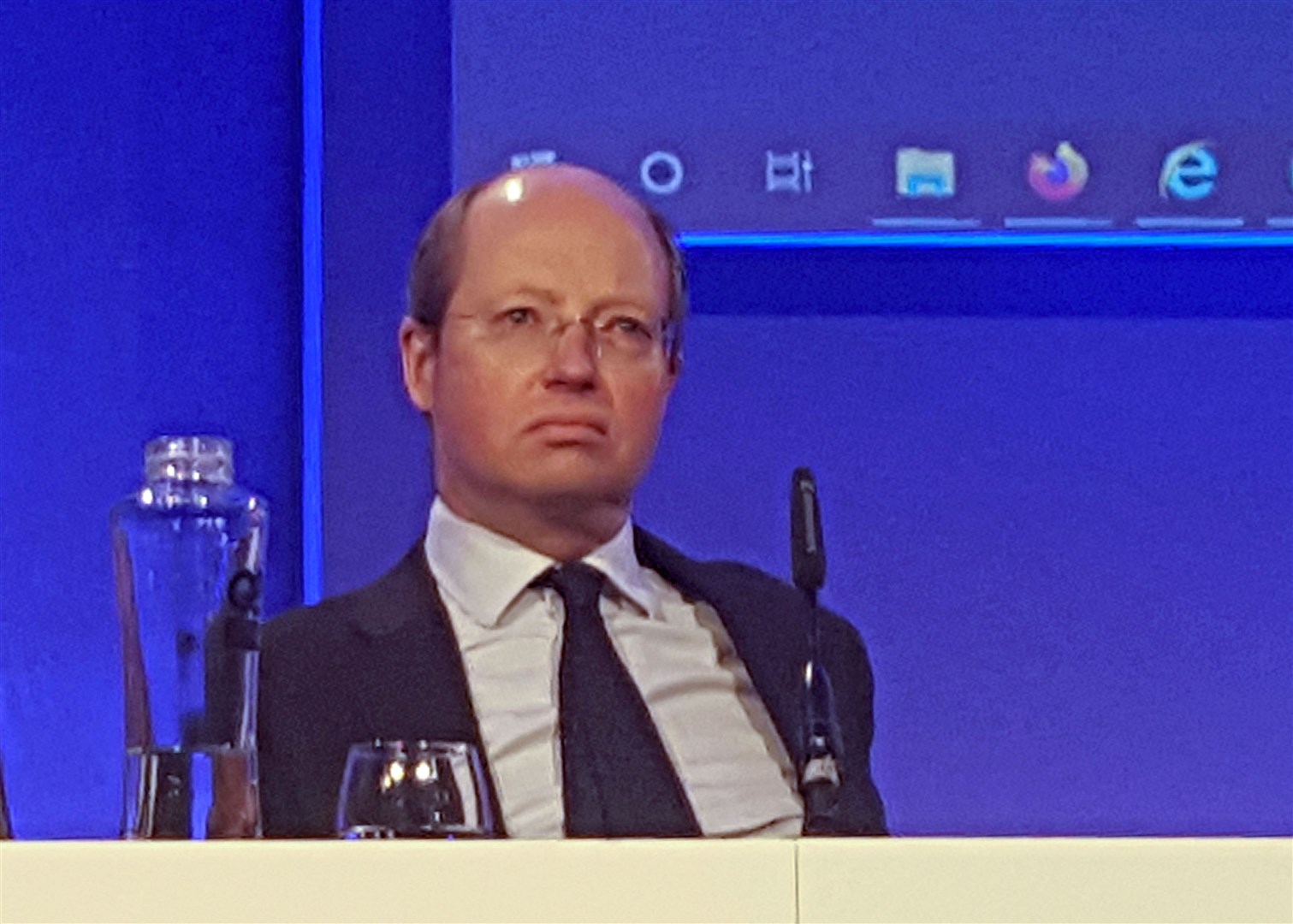 Sir Philip Rutnam launched a blistering attack on Ms Patel when he quit his role at the end of February (Helen William/PA)
