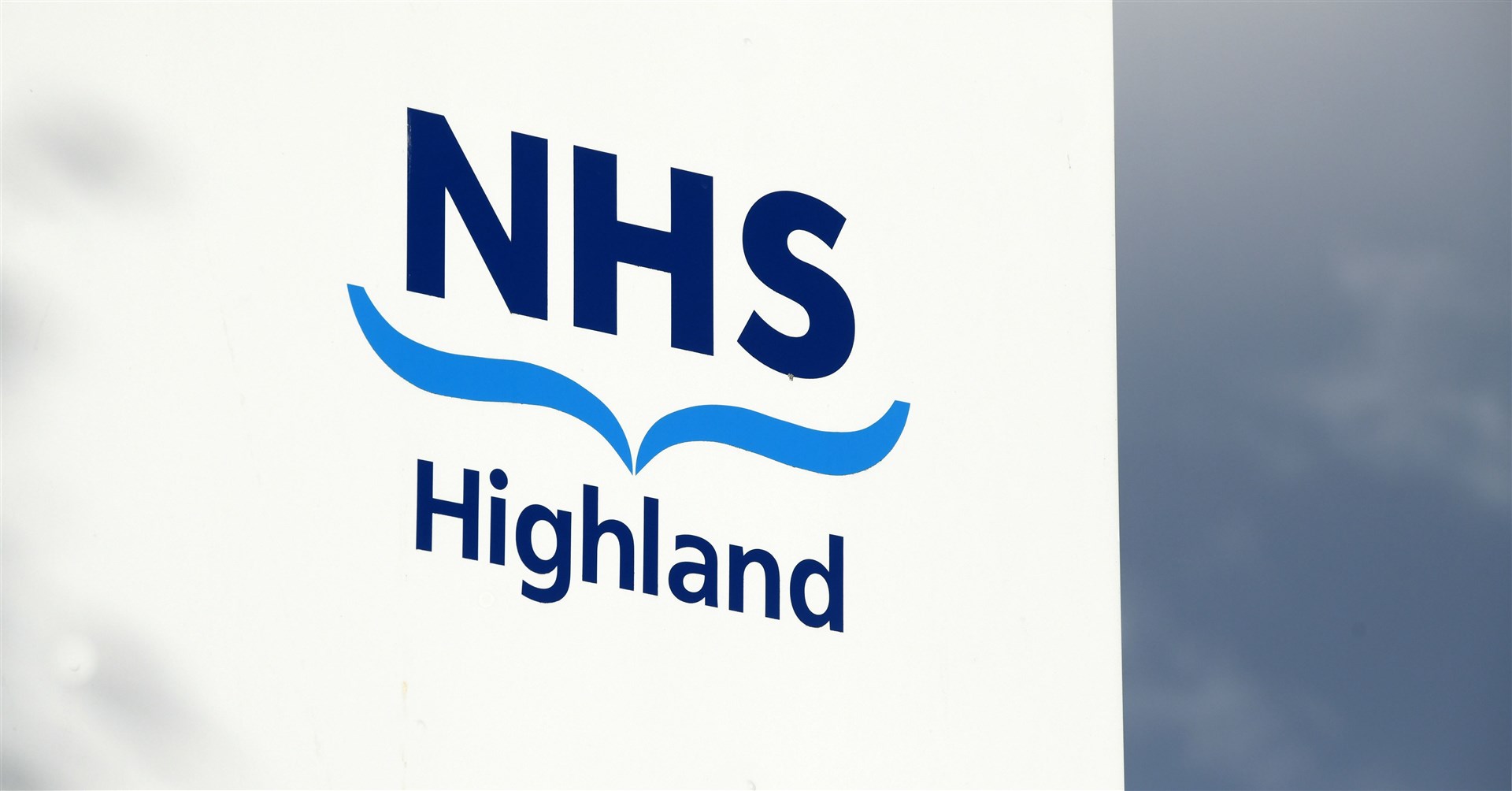 NHS Highland sign. Picture: James Mackenzie.