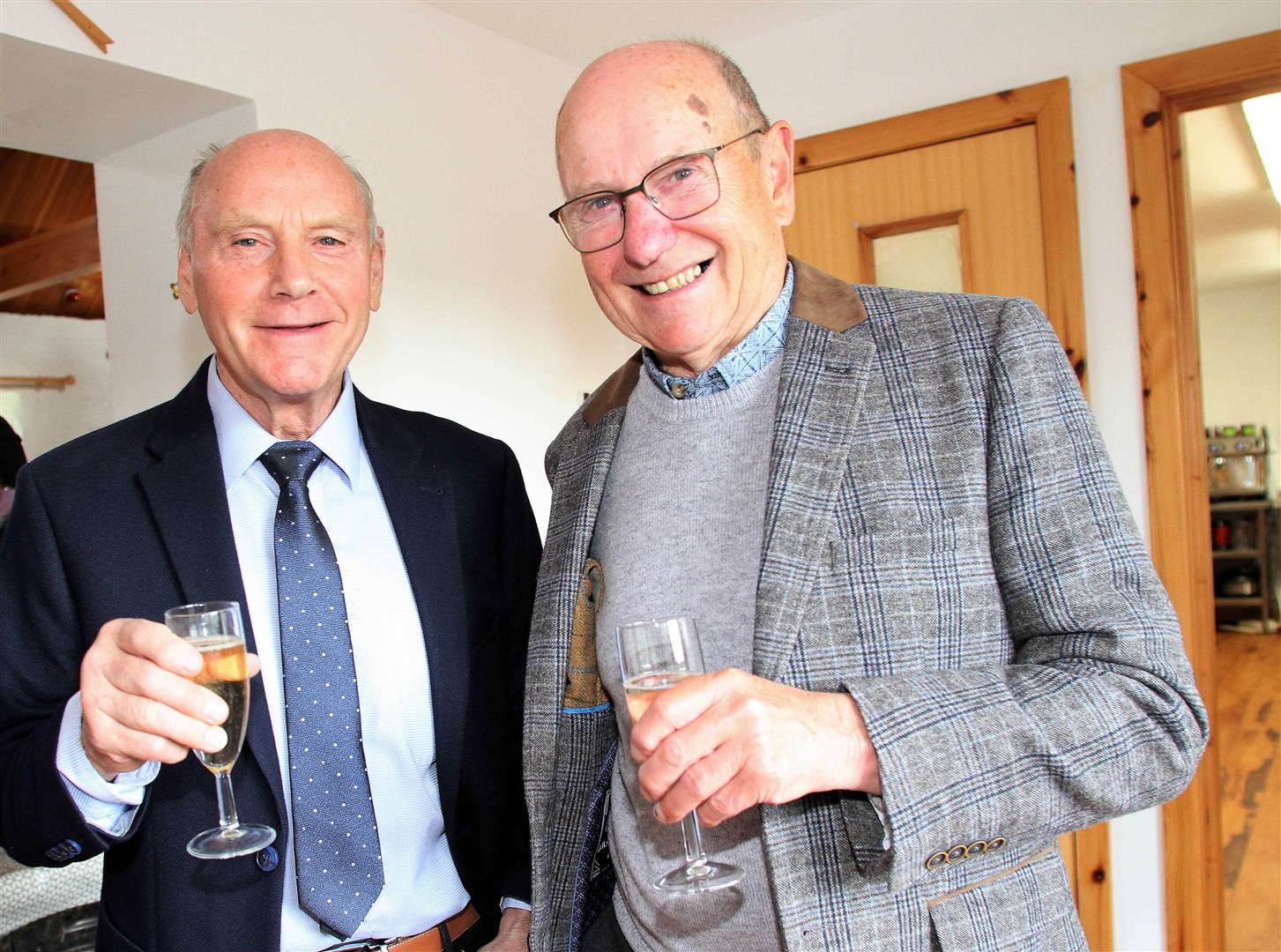 Former Team members Graham Drinkwater (left) and Malcolm Sclater.