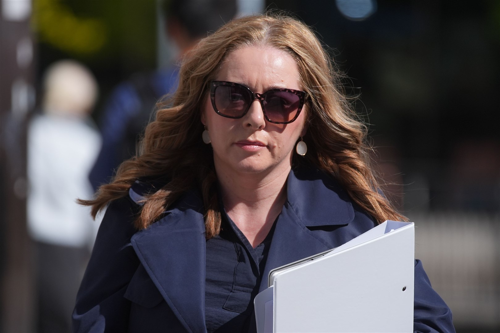 Journalist Jennifer O’Leary arrives at the High Court in Dublin (Brian Lawless/PA)