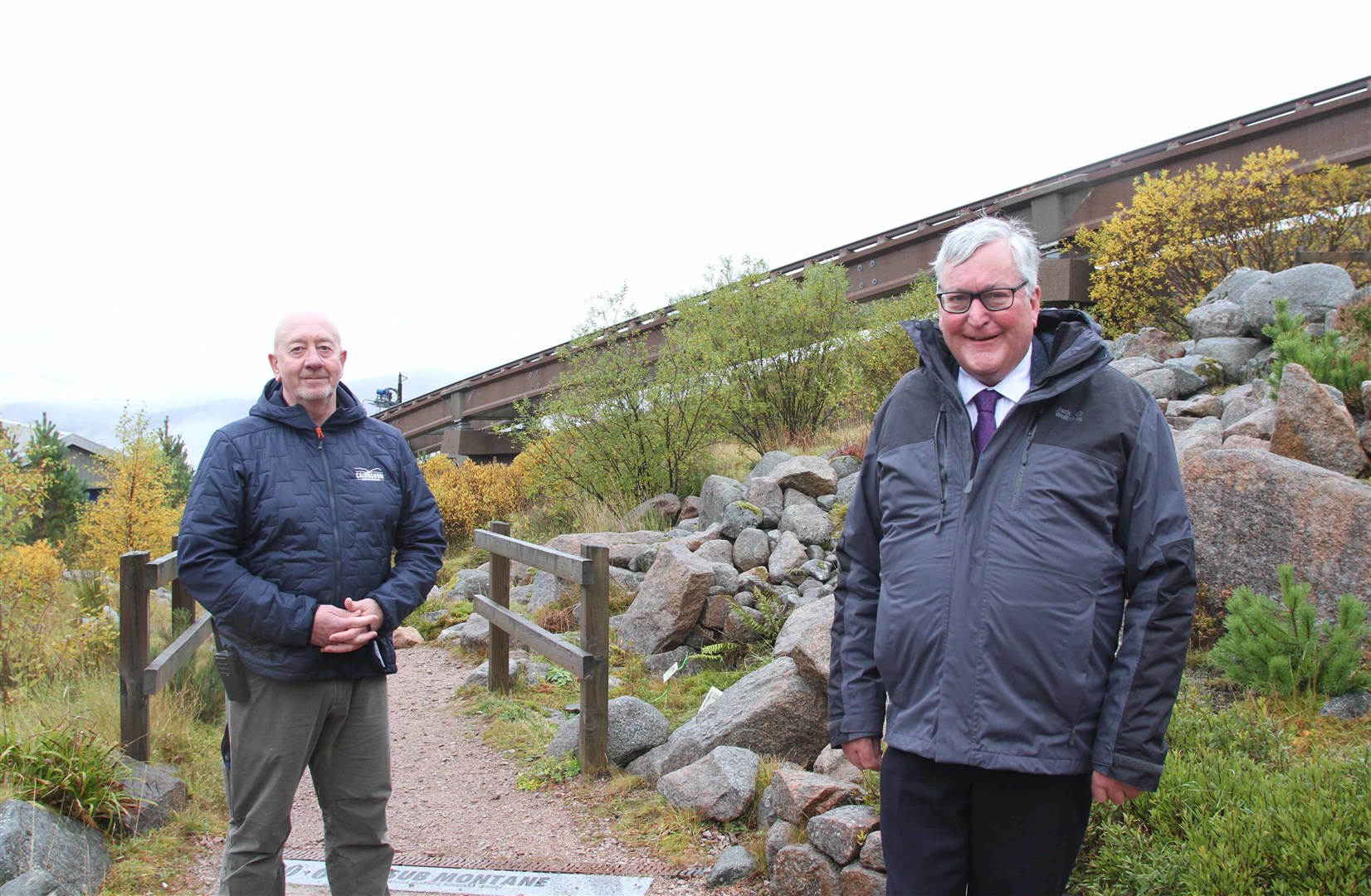 Rural Economy Secretary Fergus Ewing, also MSP for Strathspey, visited the attraction on Monday and was given a tour by the resort's operations manager Colin Matthew.