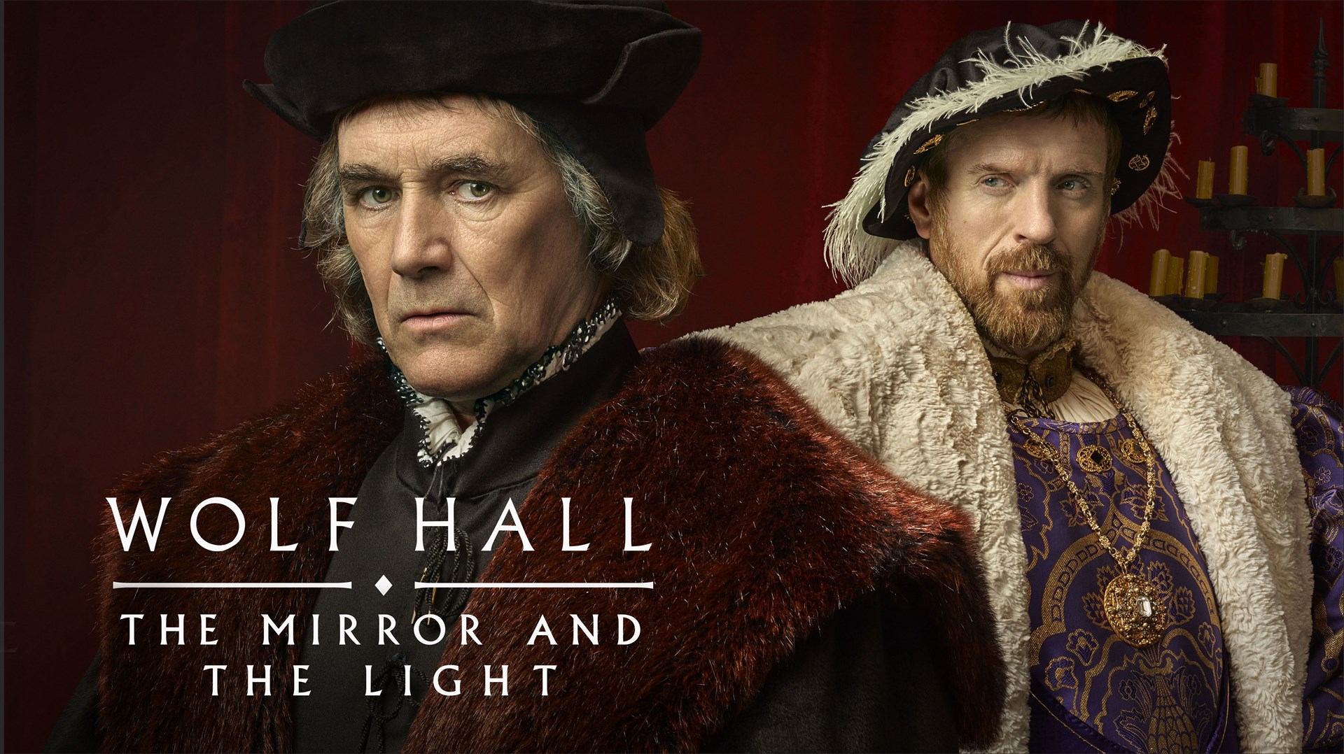 Mark Rylance as Thomas Cromwell and Damian Lewis as Henry VIII in Wolf Hall: The Mirror and the Light (BBC/PA)