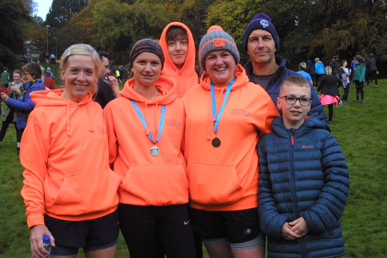 Some happy entrants after completing last Autumn's run.