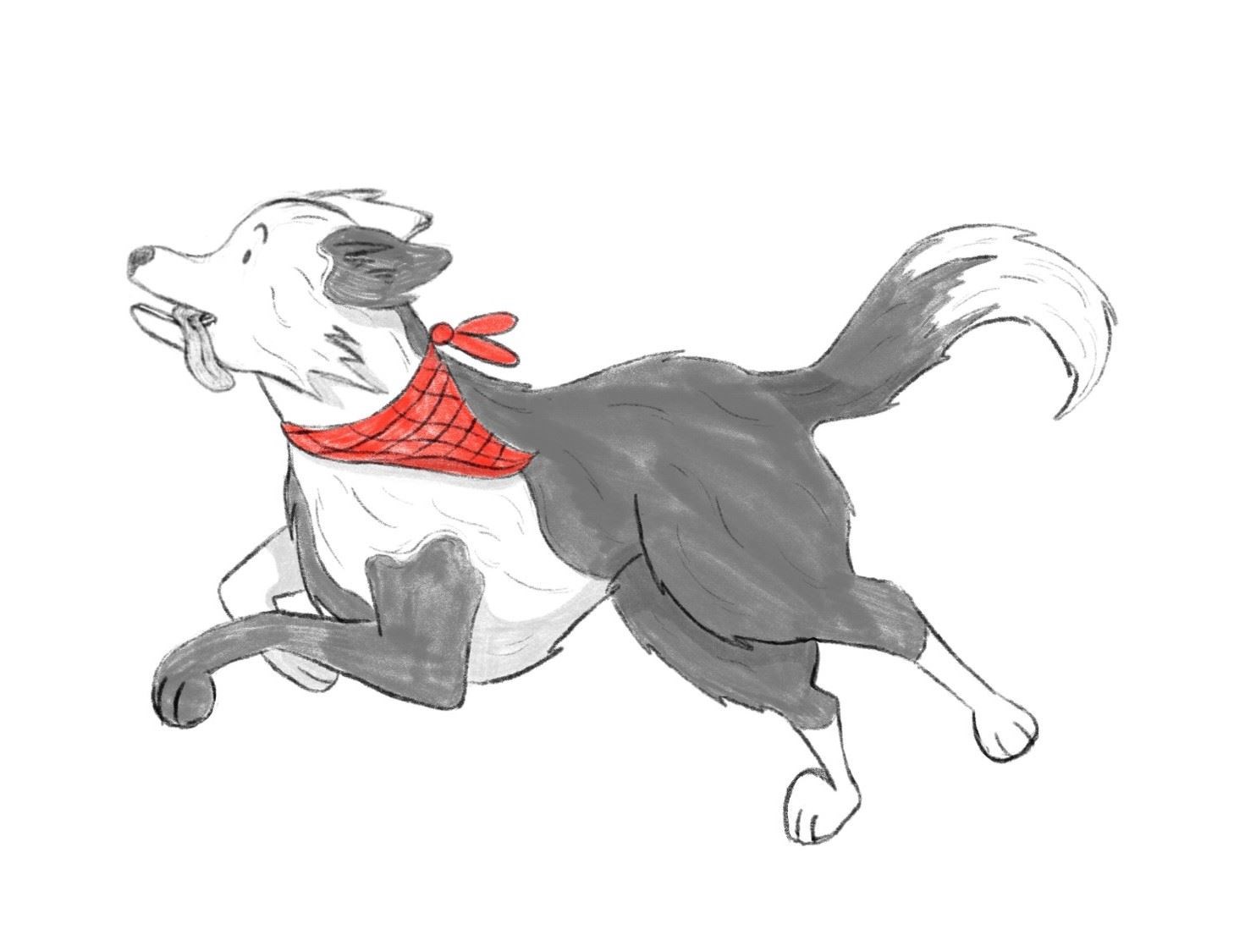Flora's Pup - Inverness Castle Experience Sketch