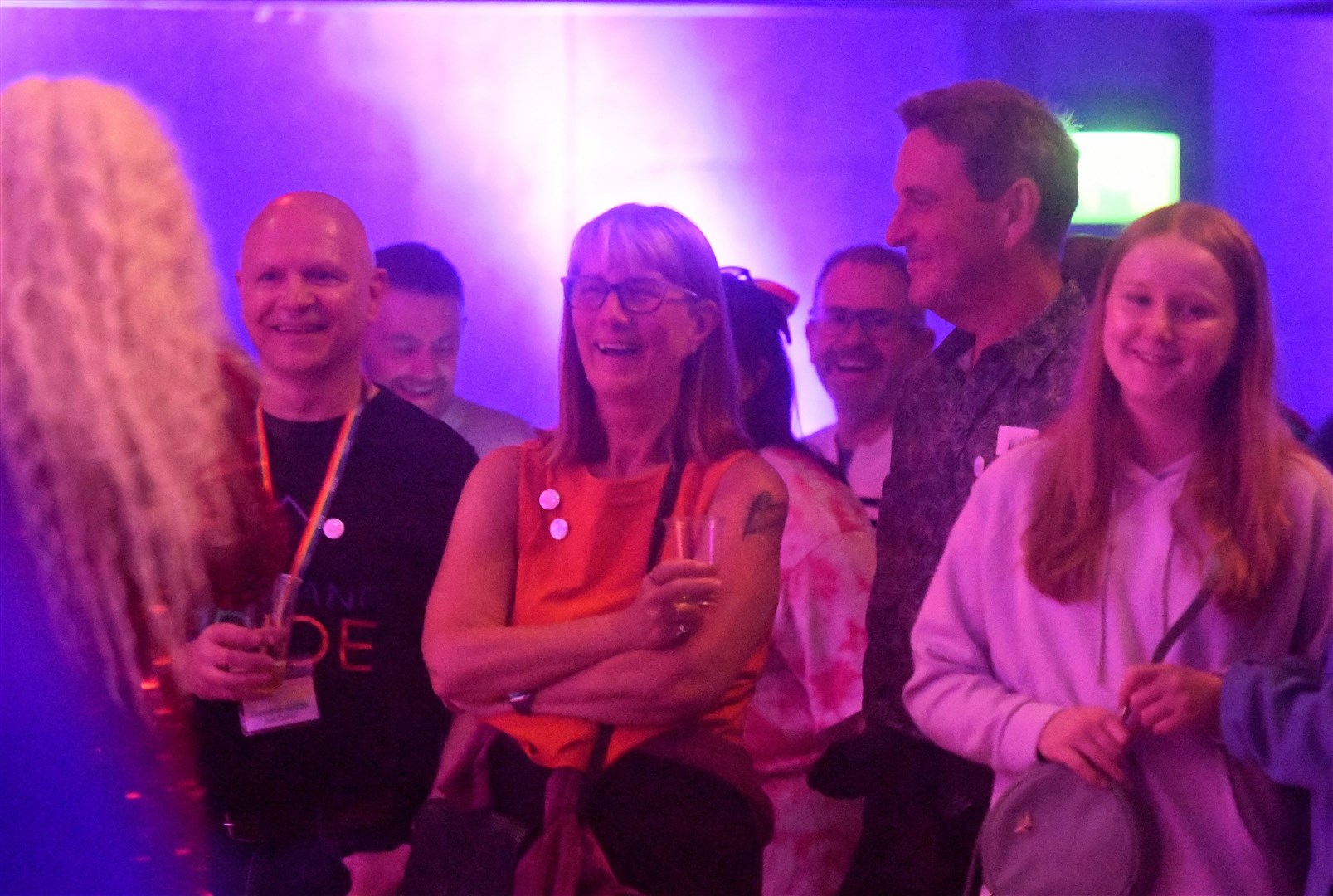 The Pride Party in Eden Court's One Touch Theatre began at 4pm. Picture: James Mackenzie