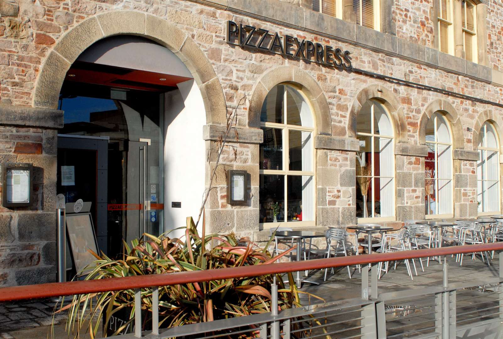 Pizza Express in Falcon Square, Inverness.
