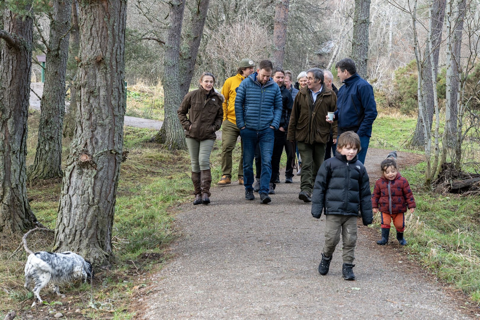 Safely off The Brae now, the new section of path is well surfaced in the trees and includes picnic tables for a break