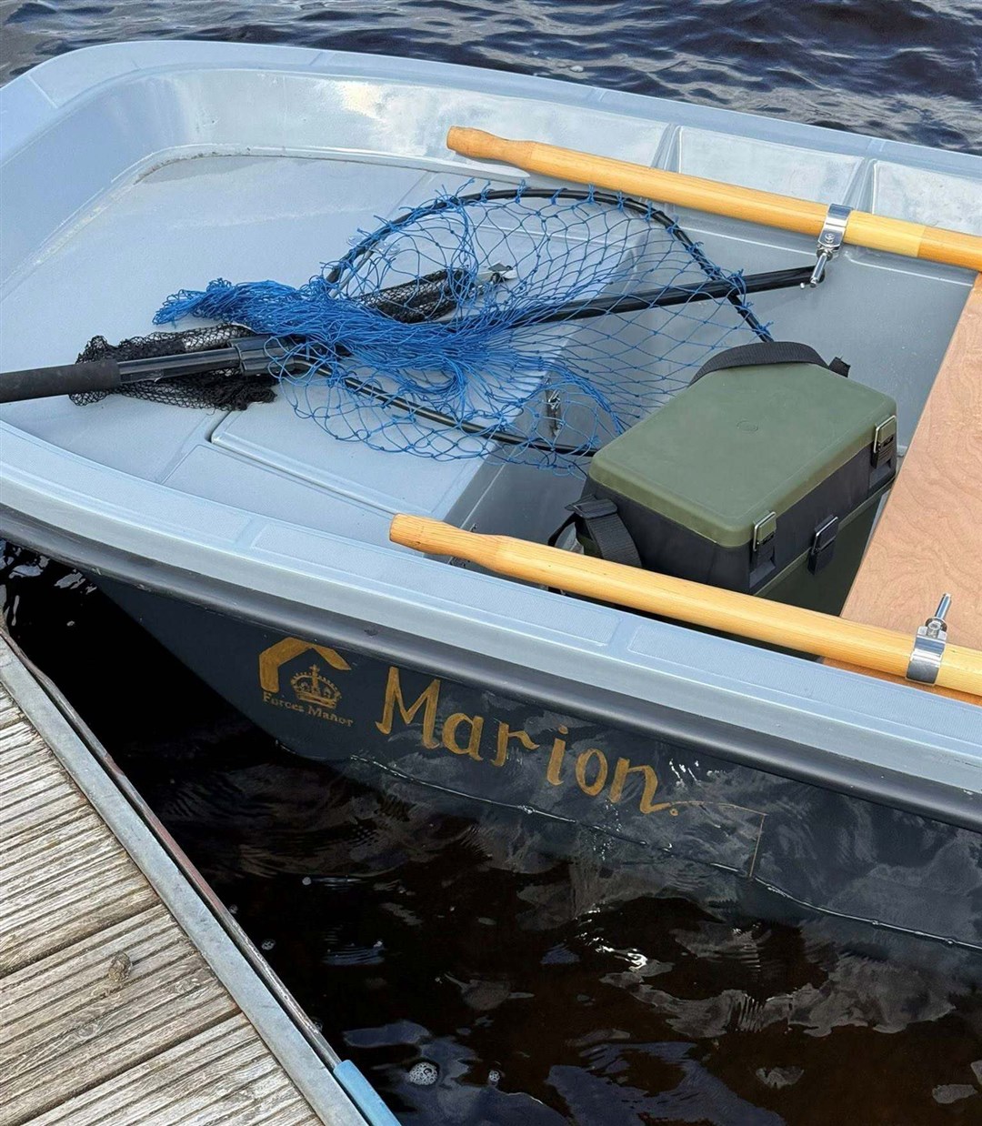 NAME OF THE DAME: The boat is named after Marion Ramage, a much loved angler at Kincraig for decades, who ran the Ossia Hotel in the village