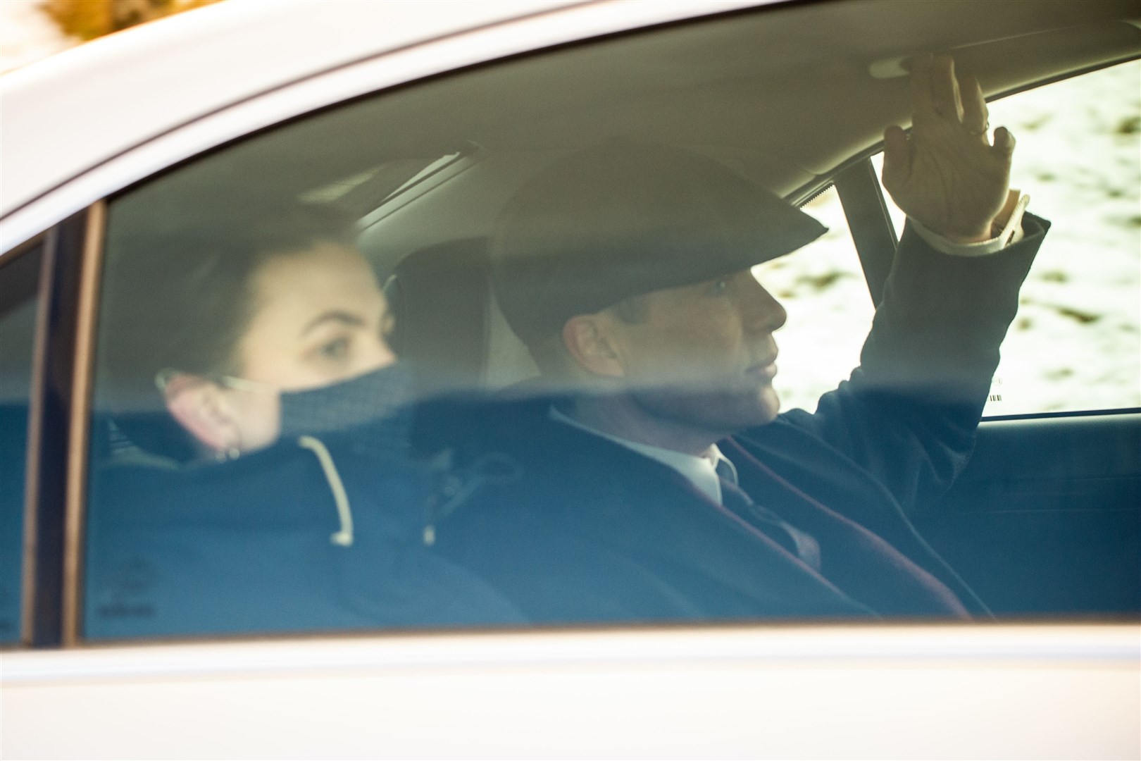 Cillian Murphy (Peaky Blinders' Thomas Shelby) leaves after filming a scene...Picture: Daniel Forsyth..