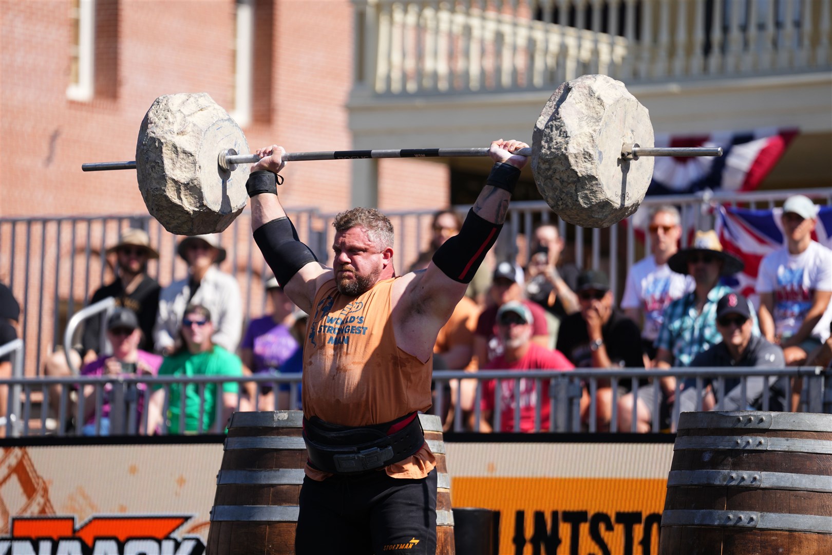 Luke Stoltman finished ninth in the 2025 World's Strongest Man final. Picture: Rich Storry/World’s Strongest Man