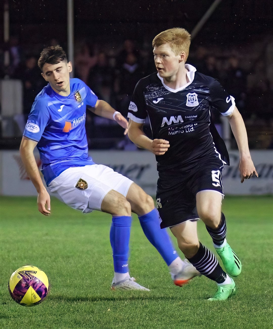 Owen Cairns impressed in Elgin's win over Albion Rovers. Photo: Bob Crombie