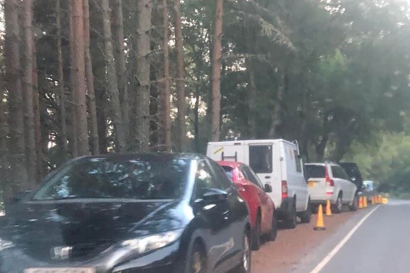 Car parking is a big problem in Glenmore during peak season.