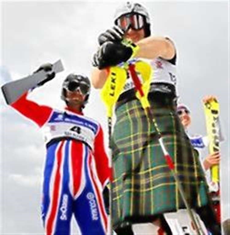 Alain Baxter on his final day as a ski racer.