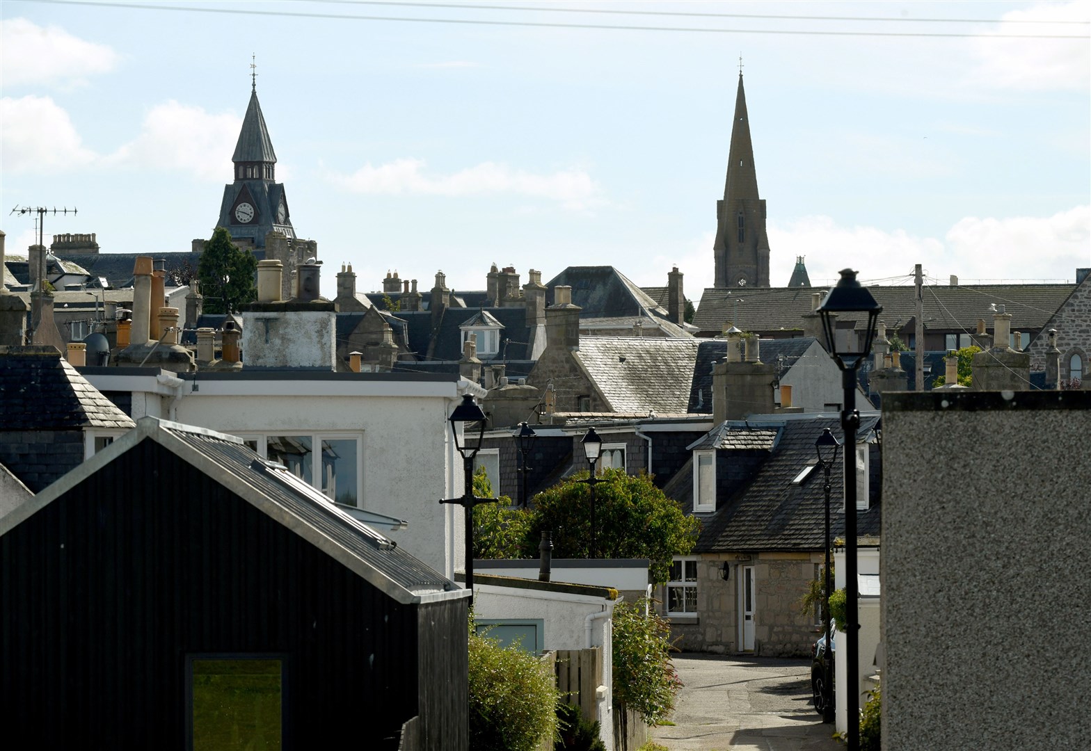 Parts of Nairn are at particular risk of flooding on Hogmanay.