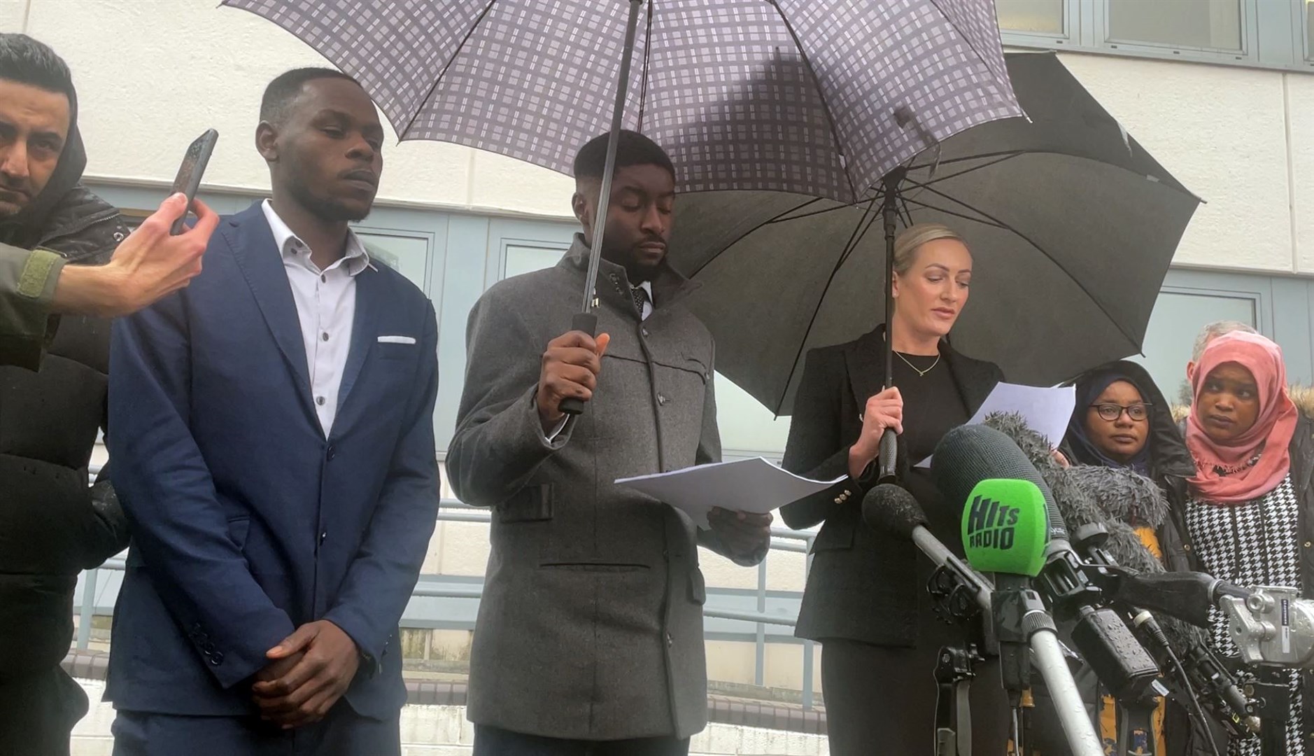 The toddler’s parents, Faisal Abdullah and Aisha Amin, repeatedly complained about the mould but were ignored (Eleanor Barlow/PA)