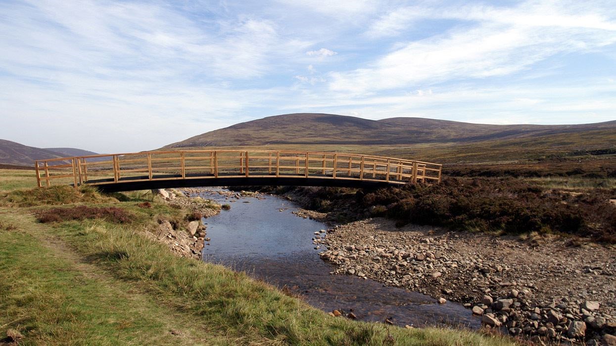 Example of what the bridge may look like... a similar structure at Glen Tanner.