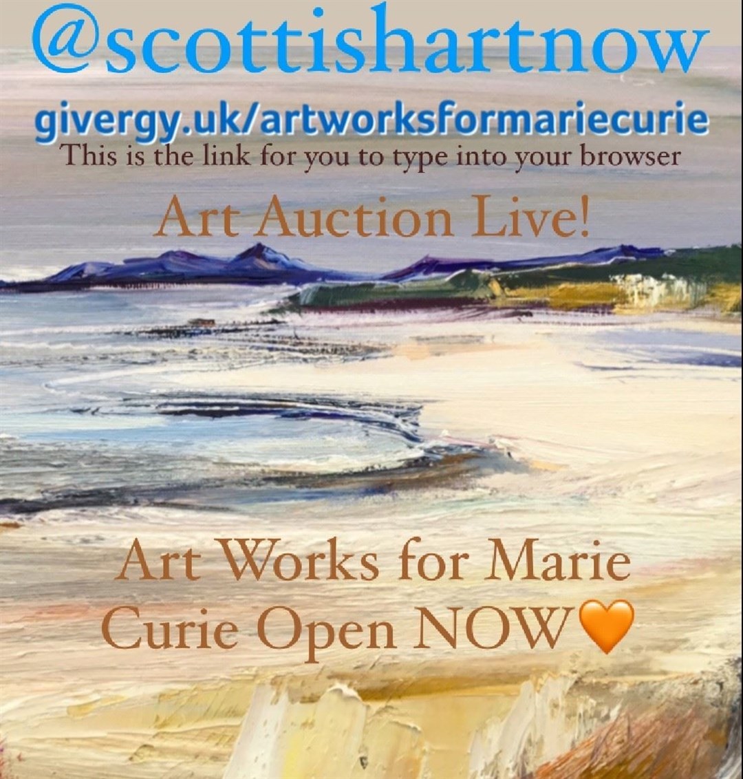 Marie Curie's art sale is now live.
